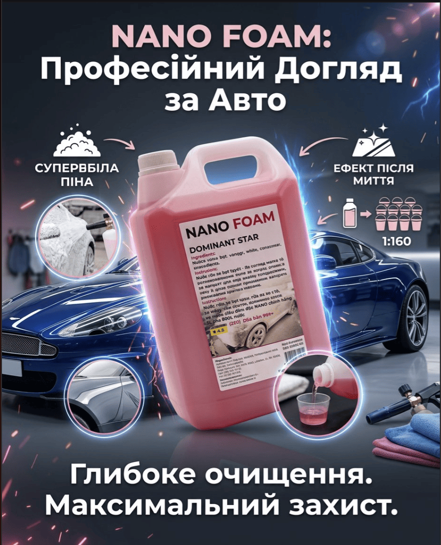 NANO FOAM: Професійний Догляд за Авто