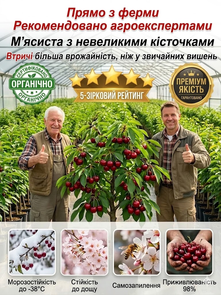 Саджанець високорослої солодкої черешні